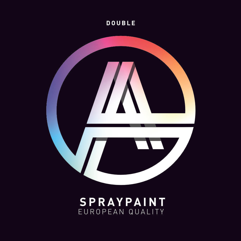 DOUBLE A SPRAYPAINT STICKER 5x5 CM