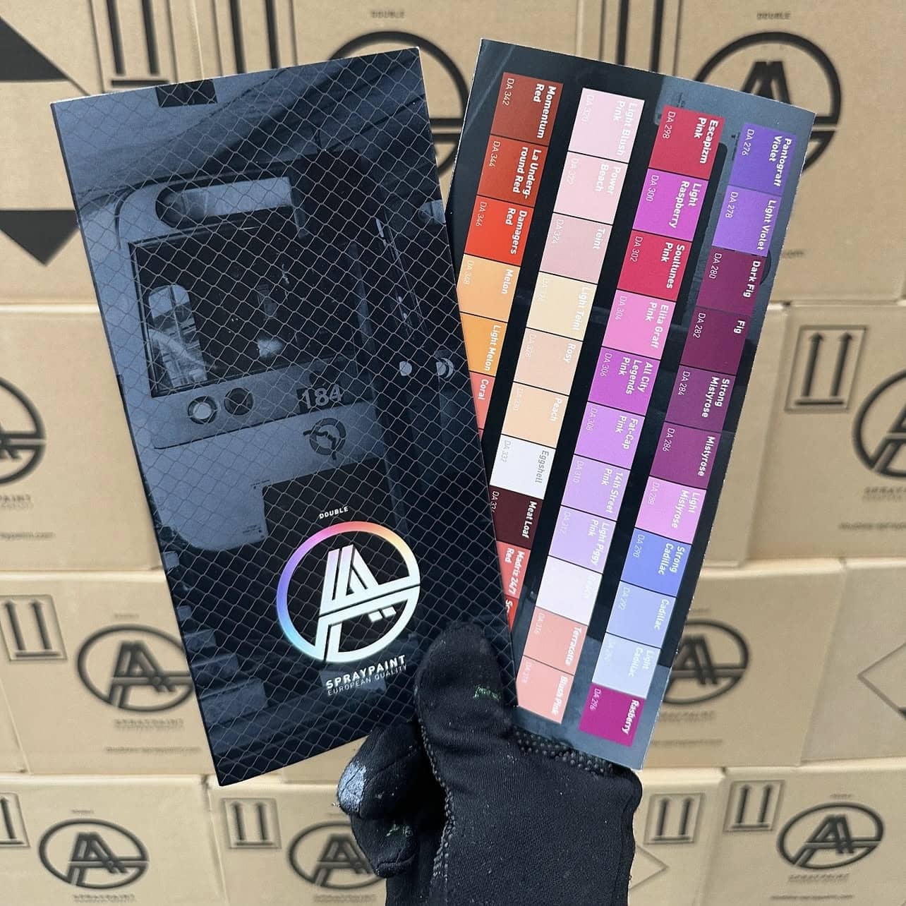 DOUBLE A SPRAYPAINT COLOR CHART