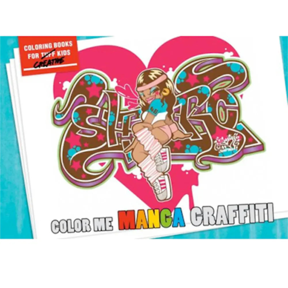 FROM HERE TO FAME BOOKS - Manga Graffiti Ausmalbuch - German Version - Softcover