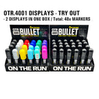OTR.4001 BULLET TRY-OUT DISPLAYS - FILLED & EMPTY