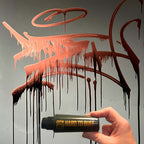 OTR 001 - HARD TO BUFF INK SQUEEZE MARKER - DEEP BLACK - 22MM