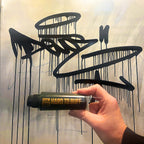 OTR 001 - HARD TO BUFF INK SQUEEZE MARKER - DEEP BLACK - 22MM