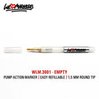 WLM 3001 EMPTY PUMP-ACTION MARKER PEN - 3MM ROUND