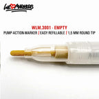 WLM 3001 EMPTY PUMP-ACTION MARKER PEN - 3MM ROUND