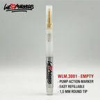 WLM 3001 EMPTY PUMP-ACTION MARKER PEN - 3MM ROUND