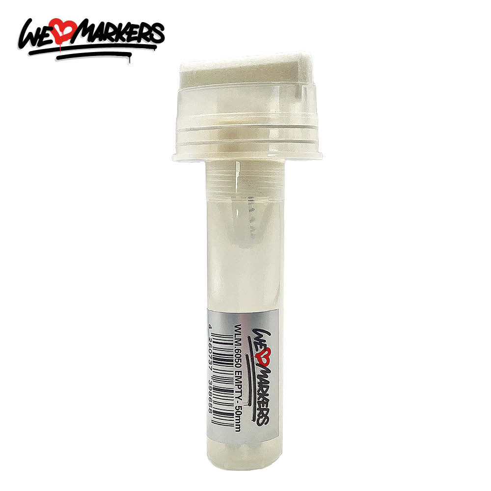 WLM 6050 EMPTY PUMP-ACTION MARKER PEN WITH 2 MIXING BALLS - 50MM BROAD ...