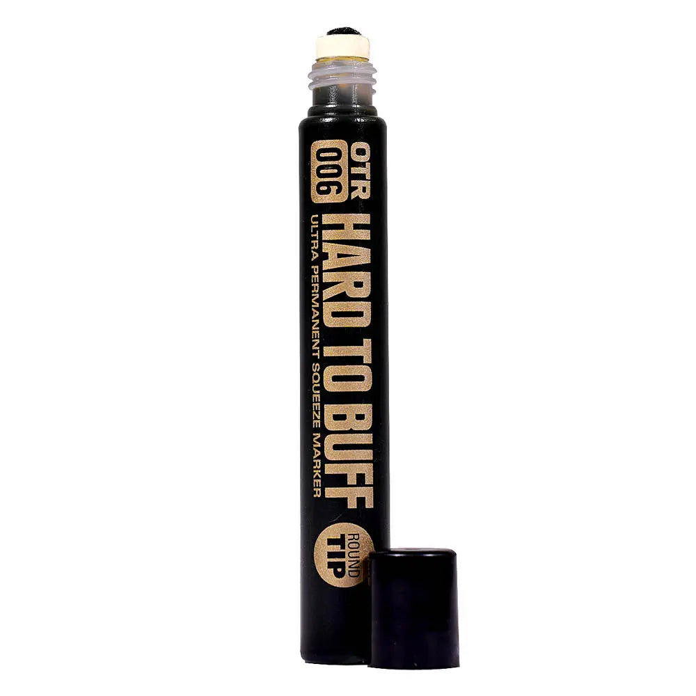 OTR 006 H2B - HARD TO BUFF SQUEEZE INK MARKER - DEEP BLACK - 6MM