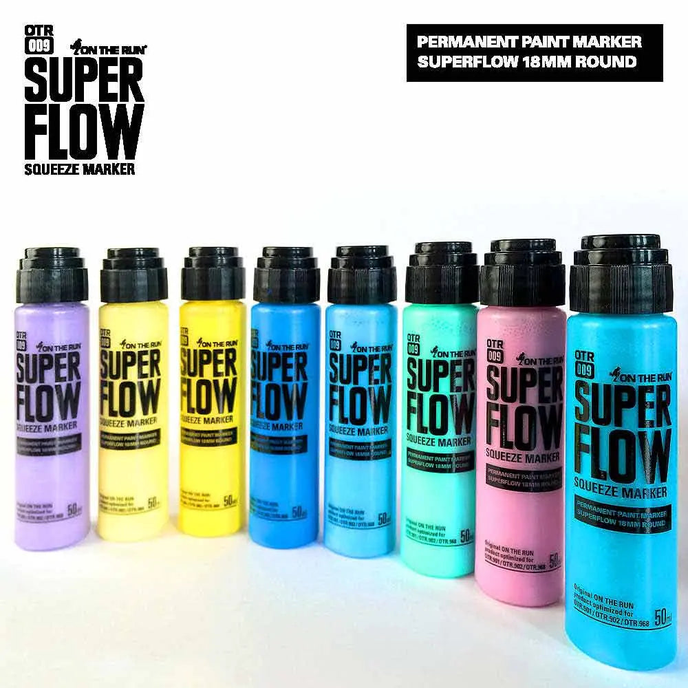 OTR 009 - SUPERFLOW SQUEEZE FILLING 902 PAINT MARKER - 18MM
