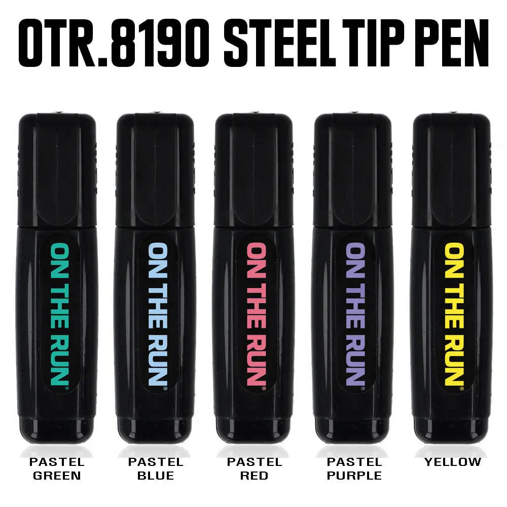 OTR 8190 FILLED - STEEL TIP PEN - CORRECTION PEN - 1MM