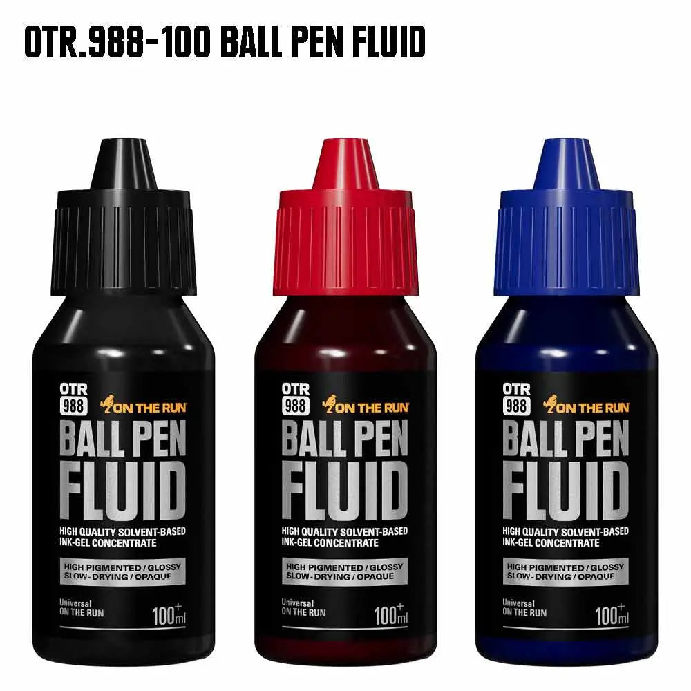 OTR 988 - BALL PEN FLUID INK GEL CONCENTRATE REFILL - 100ML